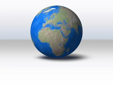 World globe Stock Illustration