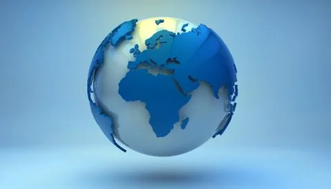 World globe Stock Illustration