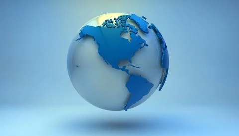 World globe Stock Illustration