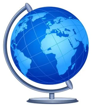 World globe Stock Illustration