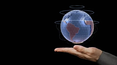 World Globe - Infographic Presentation Stock-Footage 51886412