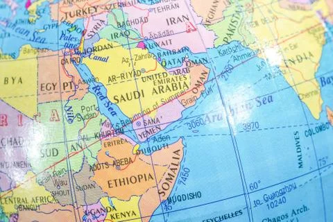 World globe isolated Stock Photos