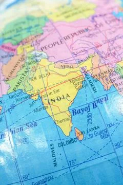 World globe isolated Stock Photos