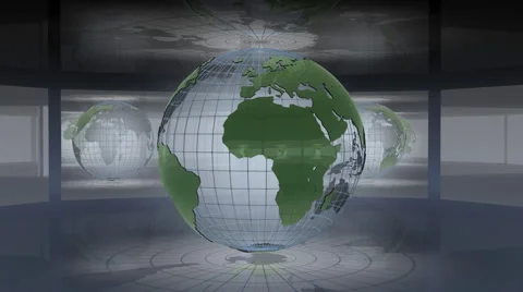 World Globe Room 库存影片 57906399