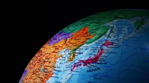 World Globe Rotation Video stock 72822354