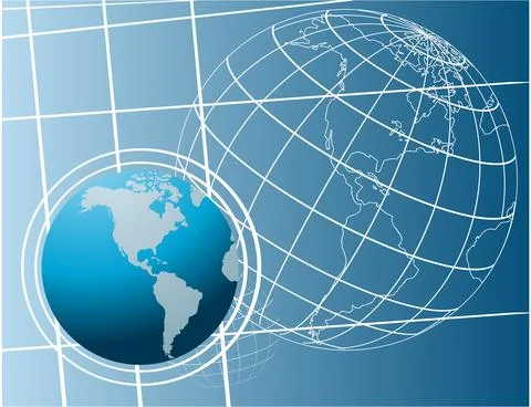 World globe vector illustration design Illustrazione stock