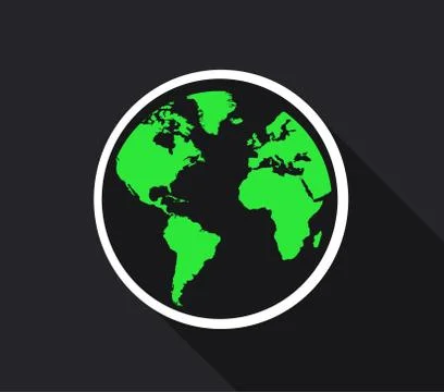 World globe vector illustration Illustrazione stock