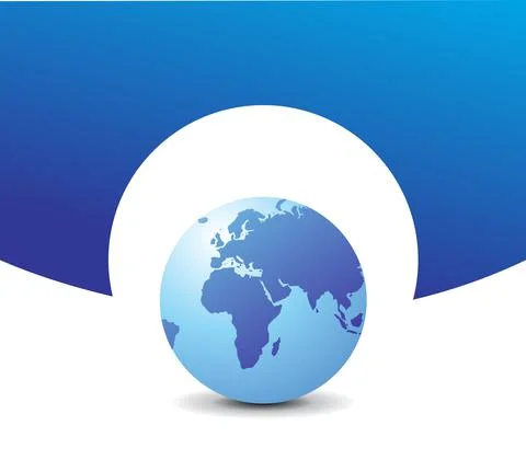 World globe vector illustration Stock Illustration