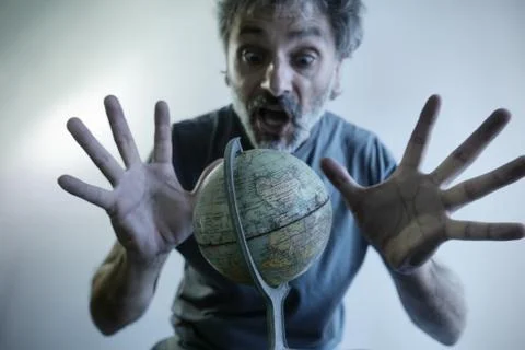 World God complex disorder concept Stock Photos