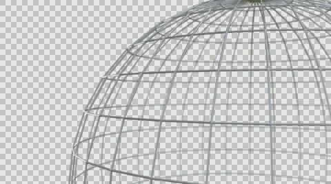 World grid rotating Stock Footage 61267943