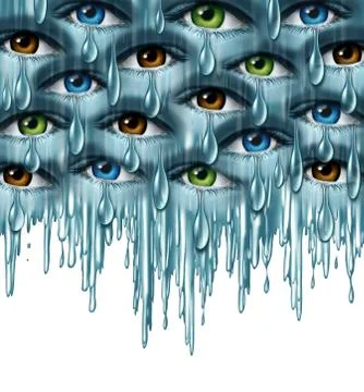 World grief 库存插图