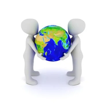 World in hand Stock Illustration