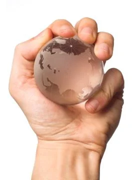 World in hand Stock Photos