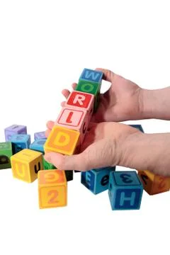 World in hands Stock Photos