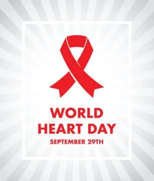 World heart day Stock Illustration