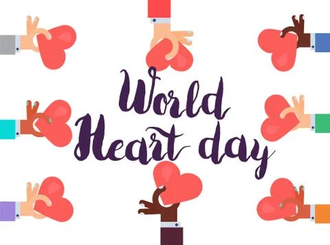 World Heart Day Stock Illustration