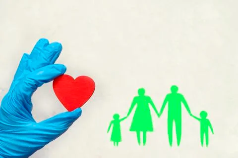 World Heart Day is a program for informing patients about health. Stock Photos