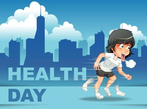 World heath day Stock Illustration