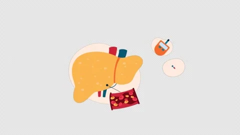 World Hepatitis Day Animation Alpha Channel Video stock 288008661
