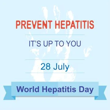 World Hepatitis Day Stock Illustration