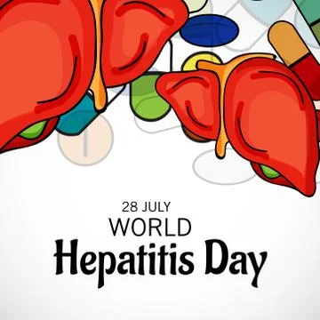 World Hepatitis Day. Stock Illustration