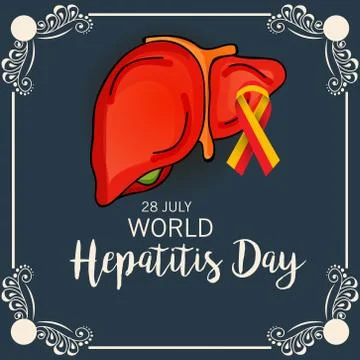 World Hepatitis Day. Stock Illustration