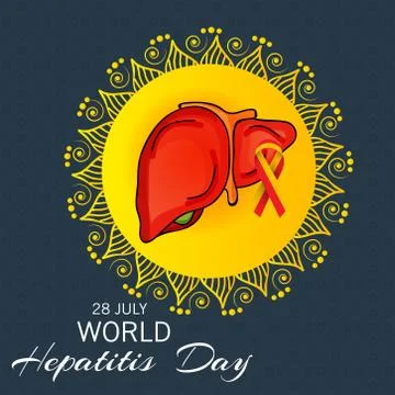 World Hepatitis Day. Stock Illustration