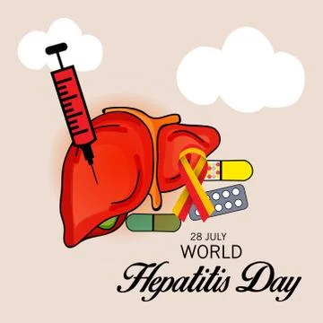 World Hepatitis Day. Stock Illustration