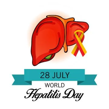World Hepatitis Day. Stock Illustration