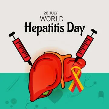 World Hepatitis Day. Stock Illustration