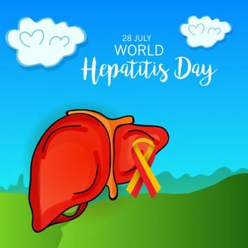 World Hepatitis Day. Stock Illustration
