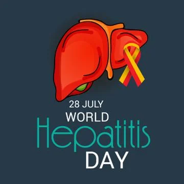 World Hepatitis Day. Stock Illustration