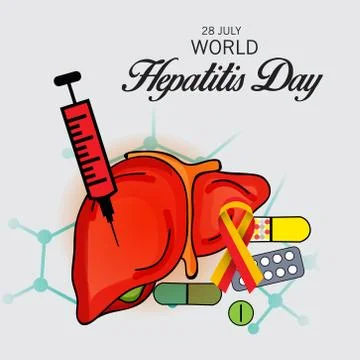 World Hepatitis Day. Stock Illustration