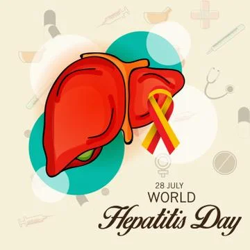 World Hepatitis Day. Stock Illustration