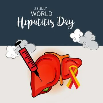 World Hepatitis Day. Stock Illustration