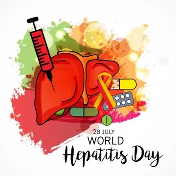 World Hepatitis Day. Stock Illustration