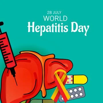 World Hepatitis Day. Stock Illustration