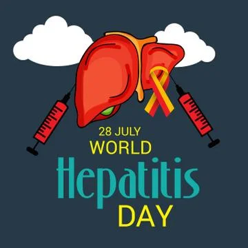 World Hepatitis Day. Stock Illustration