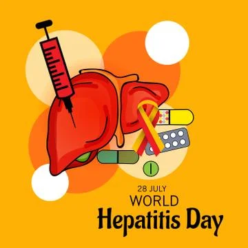 World Hepatitis Day. Stock Illustration