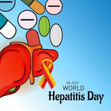 World Hepatitis Day. Stock Illustration