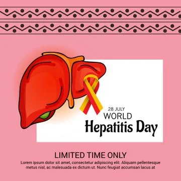 World Hepatitis Day. Stock Illustration