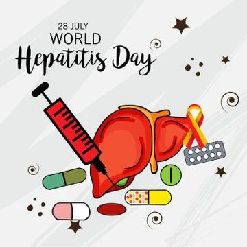 World Hepatitis Day. Stock Illustration