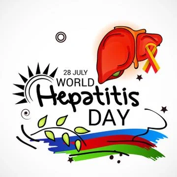 World Hepatitis Day. Stock Illustration