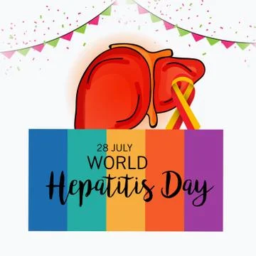World Hepatitis Day. Stock Illustration