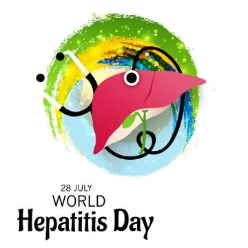 World Hepatitis Day. Stock Illustration