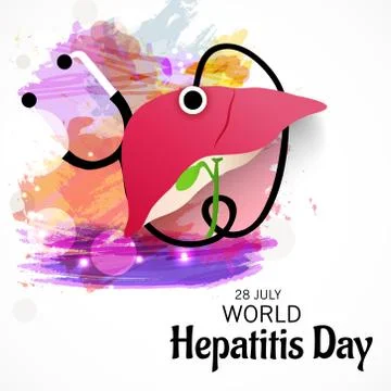 World Hepatitis Day. Stock Illustration