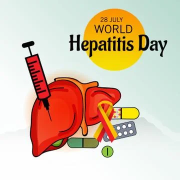 World Hepatitis Day. Stock-Illustration