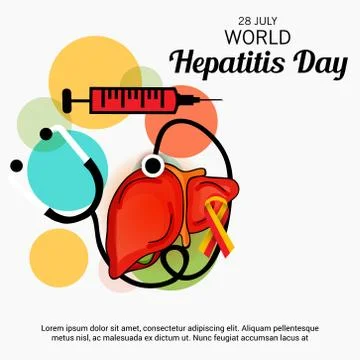 World Hepatitis Day. Stock Illustration