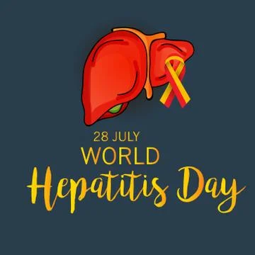 World Hepatitis Day. Stock-Illustration