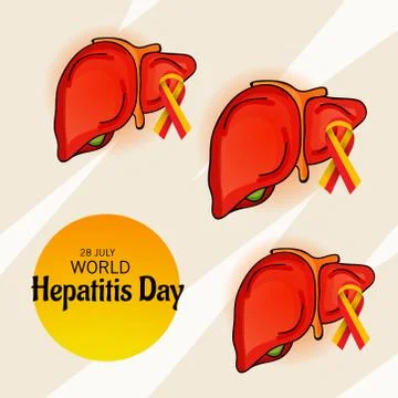 World Hepatitis Day. Stock Illustration